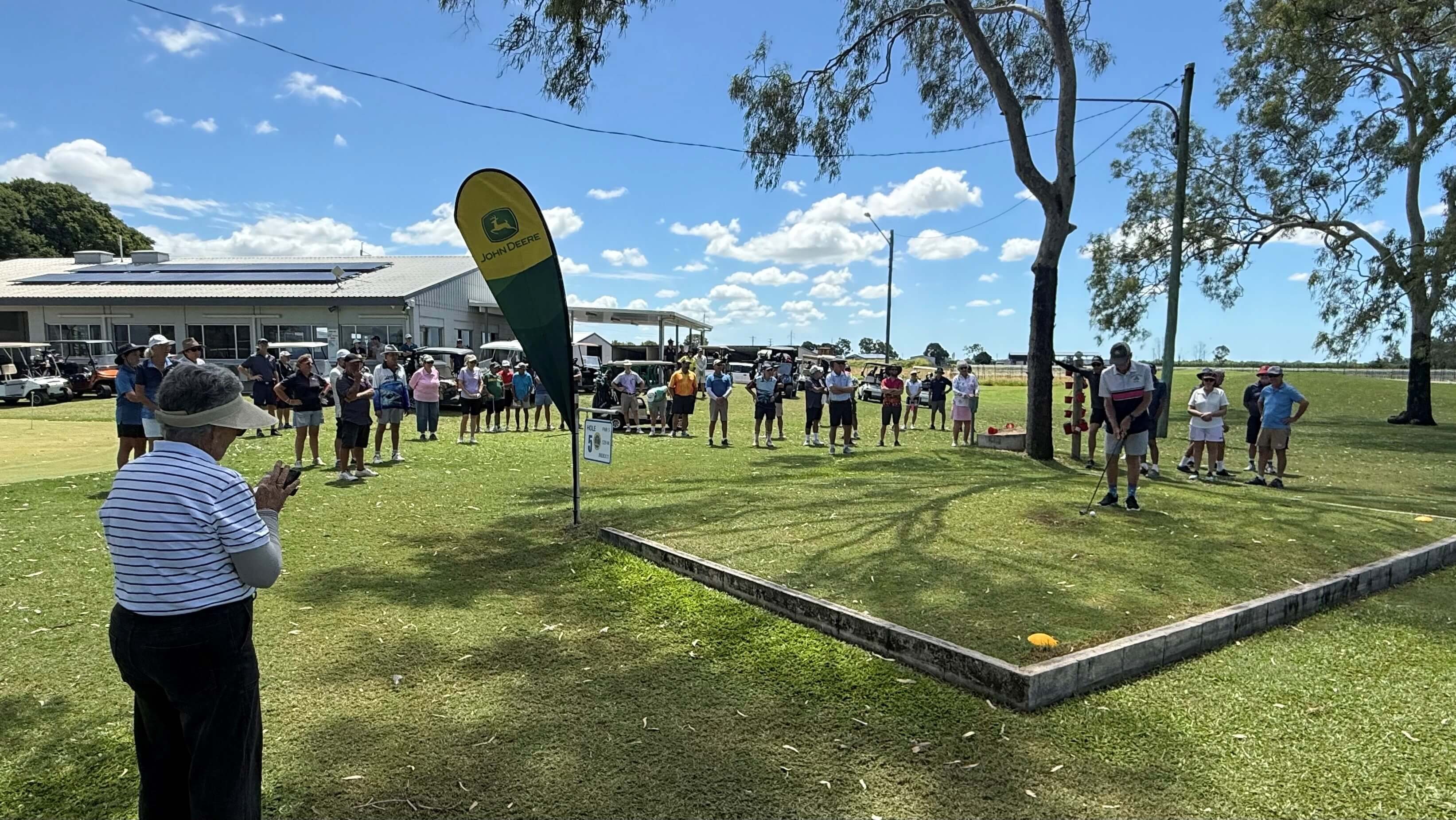 Members on course